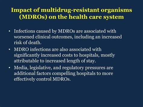 PPT - Multidrug-resistant Organisms in Health Care Settings PowerPoint ...
