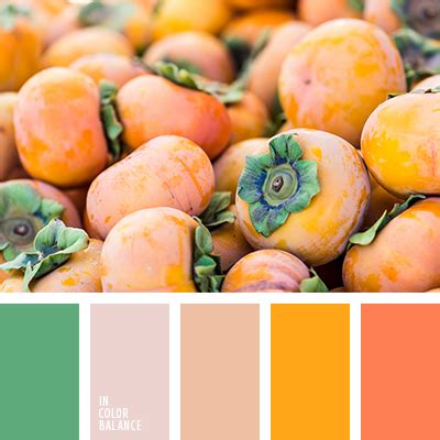 пастельные оттенки оранжевого цвета | IN COLOR BALANCE