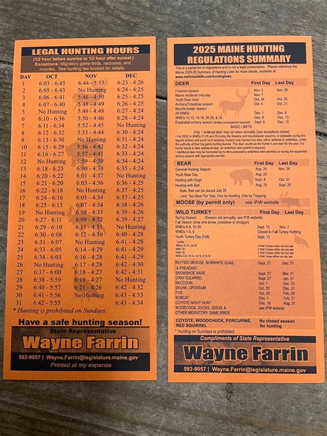 Stay Compliant With State Laws By Checking The Current Maine Hunting Season Calendar Before You Head Into The Field