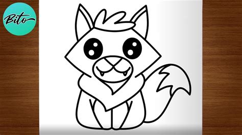 Como Desenhar Um Lobo Guará - Como desenhar um LOBO GUARÁ KAWAII passo a passo, fácil e rápido - YouTube