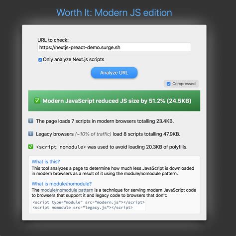 Worth It: Modern JS edition – Bram.us