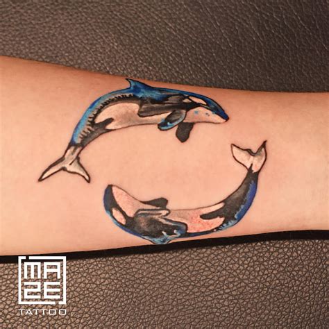 Тату на тему Киты | Каталог Maze Tattoo