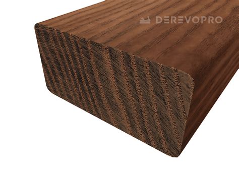 Интерьерная рейка из термоясеня 40х80 мм. Сорт Экстра | DEREVOPRO