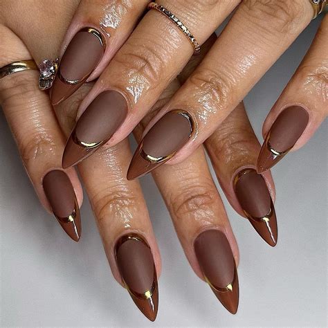 28 Elegant Brown Nail Designs You Need to Try - Sacred Joanne