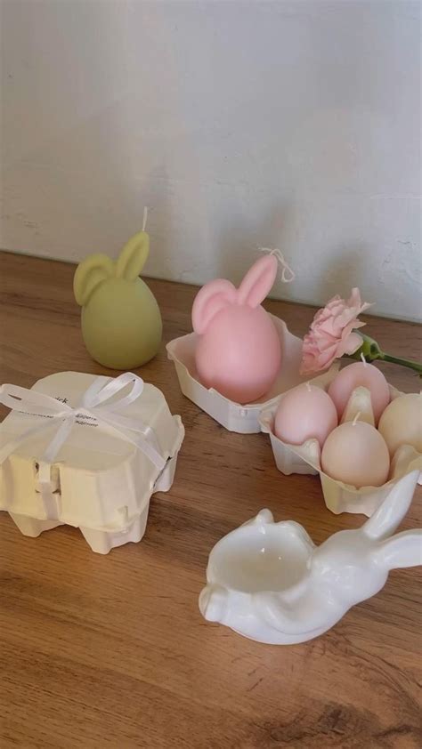 СВЕЧИ | ручная работа on Instagram: "Ну прелесть 🐰 ⠀ ⠀ В чем же жечь ...