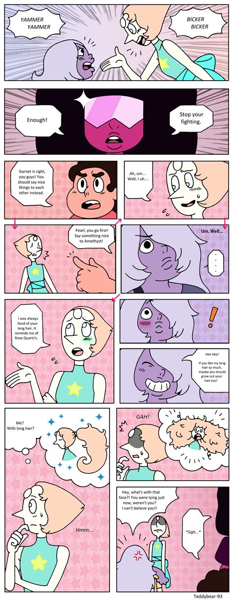 Steven Universe Fan Comic-- Long Hair by Teddybear-93 on DeviantArt