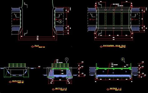 referensi gambar kerja jembatan format dwg file autocad asdar id