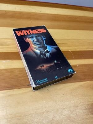 Witness VHS Cassette Tape Harrison Ford | eBay