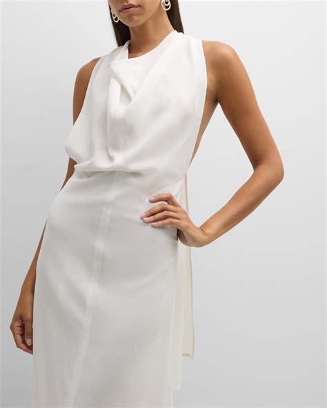 Peter Do Open Back Halter Dress | Neiman Marcus