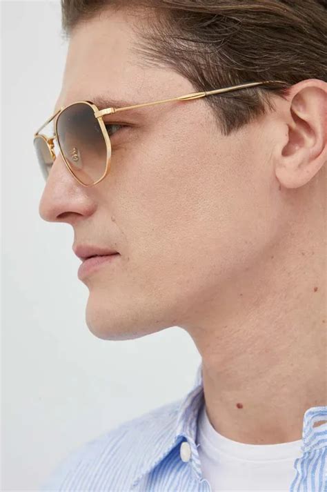 Слънчеви очила Ray-Ban в златисто | PRM BG