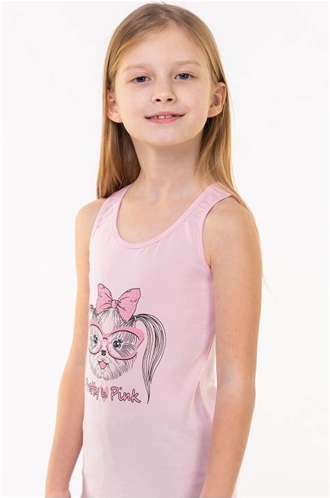Майка для девочки Donella 6683303 мультиколор купить оптом в HappyWear.ru