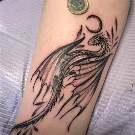 feminine dragon forearm tattoo  mackenzie balfour blog