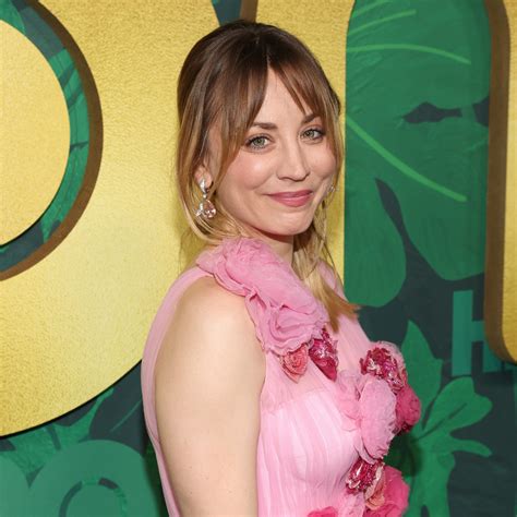 Kaley Cuoco Gave a Relationship Update While Wearing a Sequined Tuxedo