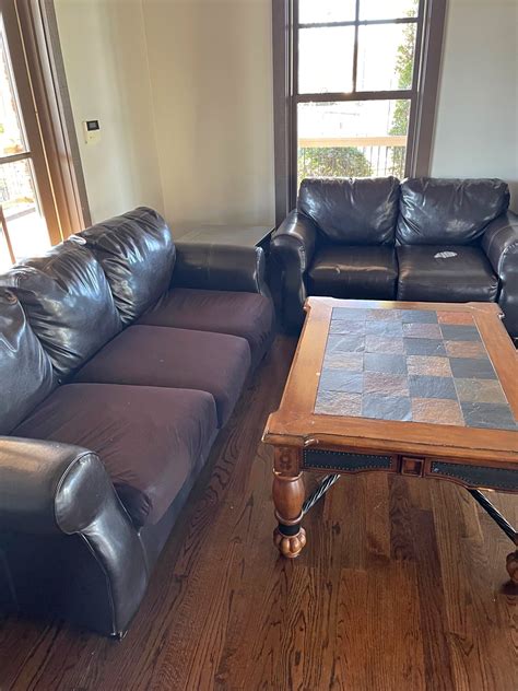 Sofa, loveseat, and coffee table FREE - Sofas, Loveseats & Sectionals