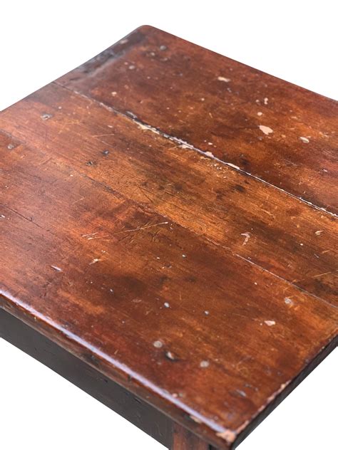 19th Century Mahogany Small Work Table, Side Table or Plant Stand For