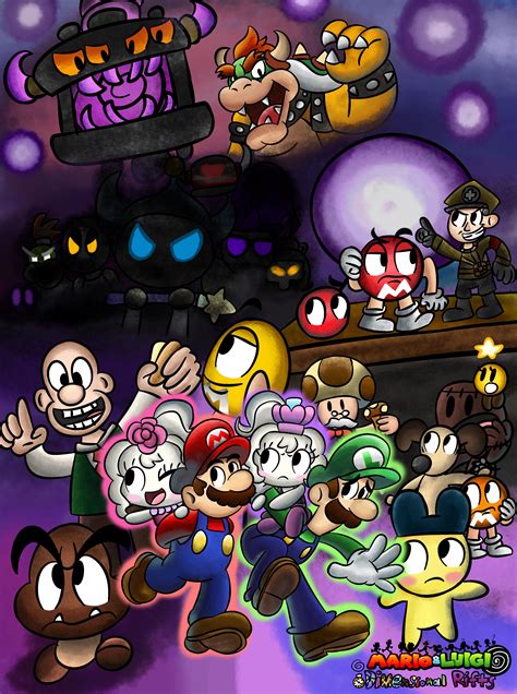 Based off from a twisted dream, I redrawn a crazy Mario & Luigi