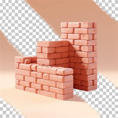 premium psd  brick structure designed  construction