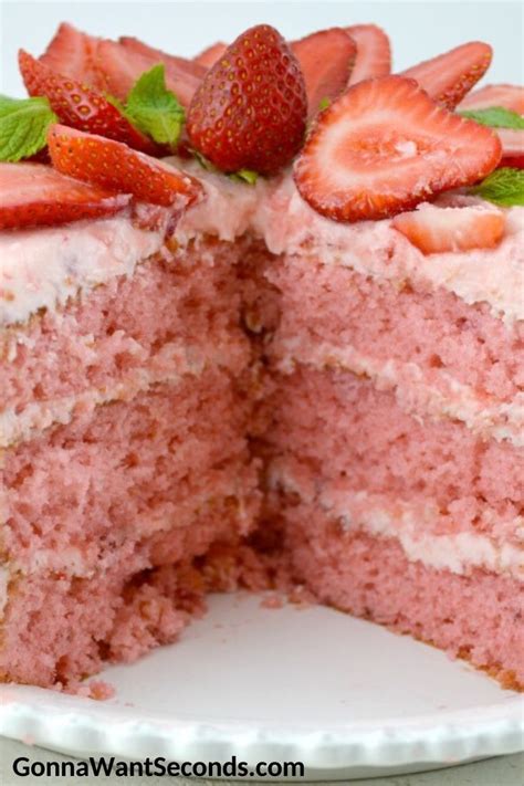 Strawberry Cake {Viral Recipe!!} Gonna Want Seconds