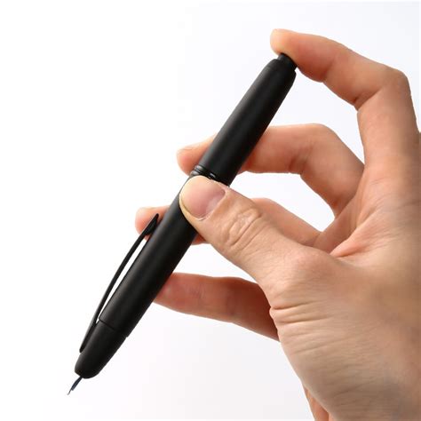 cck.com.ua ️ Перьевая ручка Pilot Capless Matte Black Черная матовая с ...