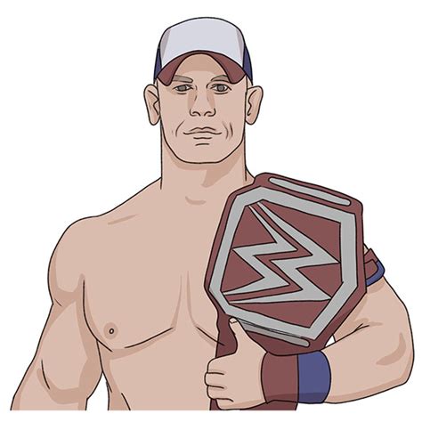How to Draw John Cena - Easy Drawing Art