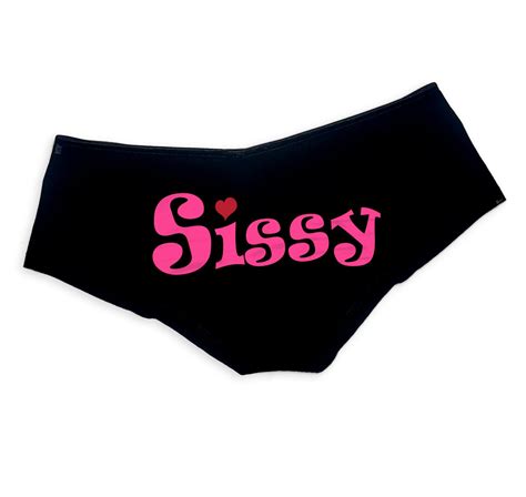 Sissy Panties Funny Cuckold Bachelorette Gift Booty for Sissies Sissy