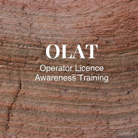 olat operator licence awareness training total compliance