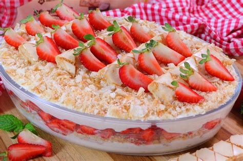 » Pavê de Morango Espetacular: Uma Sobremesa de Dar Água na Boca