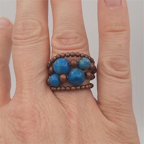 Crazy Lace Agate Copper Ring | Crafted & Chosen Jewelry