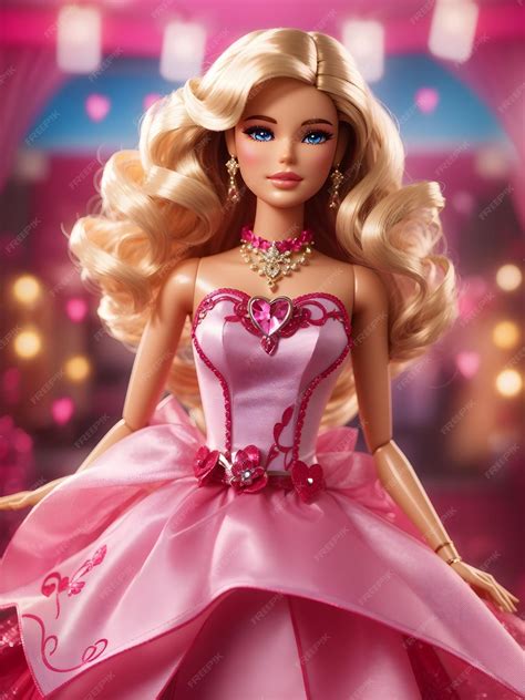 Premium AI Image | Barbie Captivating Hearts and Screens The Enchanting