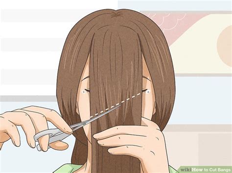 how to cut scene hair bangs