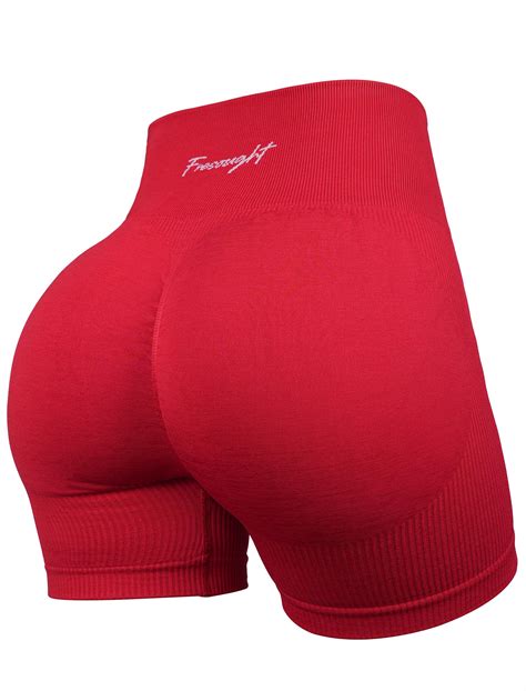 FRESOUGHT Booty Shorts Sexy Seamless Gym Aesthetic Cycling Fitness