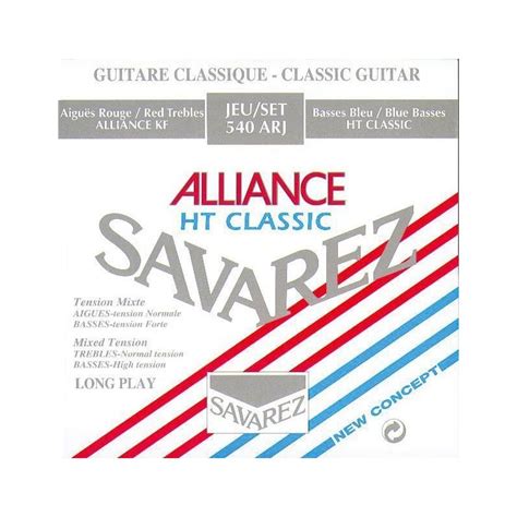 Savarez 540ARJ - Set di corde per chitarra classica tensione mista