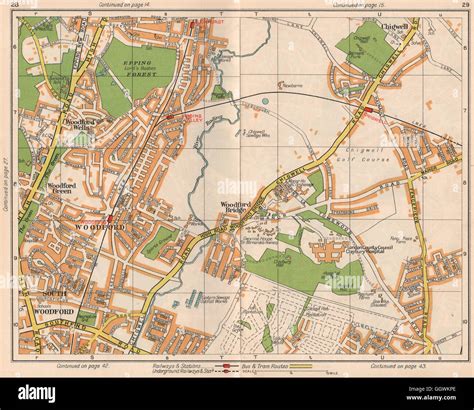 South Woodford London Map | Tourist Map Of English