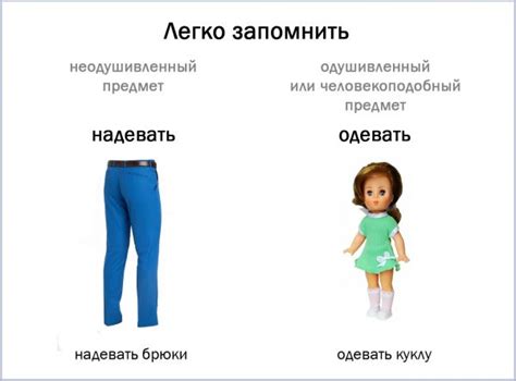 Одеть или надеть, как правильно?