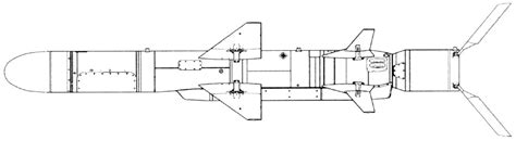 Проекции ракеты Х-35 | Ракетная техника