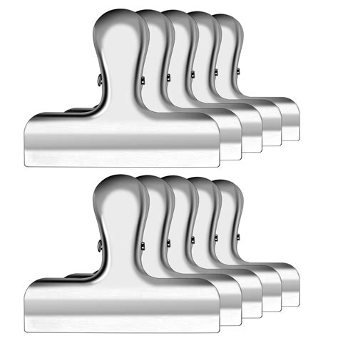 Juslike 10PCS Heavy Duty Clip, Bag Clips, Chip Clips for Bags