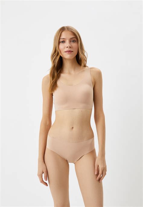 Бюстгальтер UNIQLO без косточек, цвет: бежевый, RTLABW768401 — купить в ...