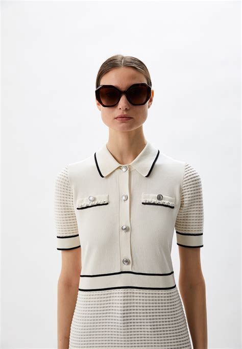 Женские солнцезащитные очки Prada (Прада) 0PR 16WS цвет коричневый ...