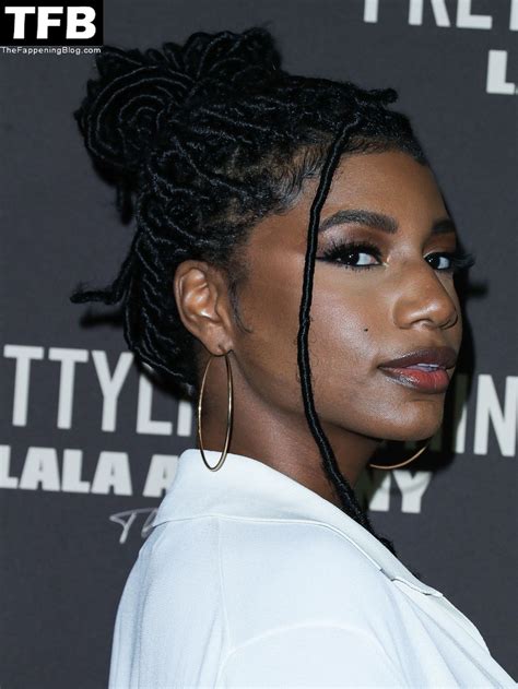 Taylor Rooks Shows Off Her Sexy Tits at the PrettyLittleThing La La