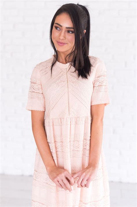 The Auranna Modest Lace Dress - NeeSee's Dresses