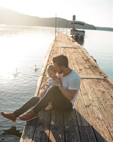 Free Images : sea, dock, sunset, boat, vehicle, father, romance, child