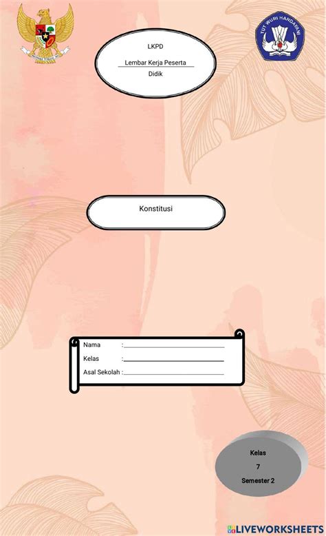 Konstitusi 1186760 | Qisti2901 | Live Worksheets