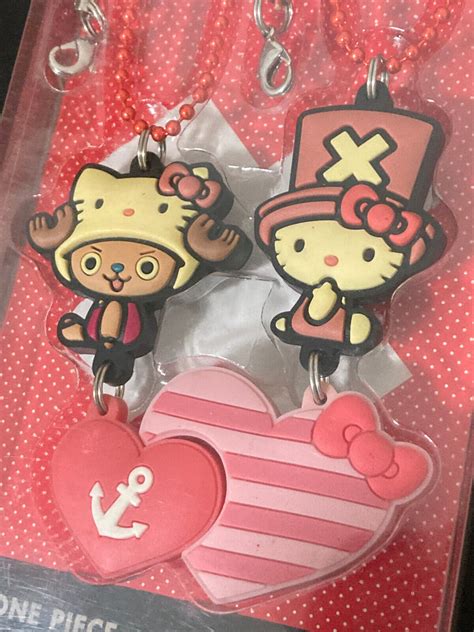 Very Rare!! One Piece Chopper x Hello Kitty Collabo Chain Straps