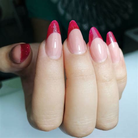 Наращивание | Manicure, Red manicure, Nails
