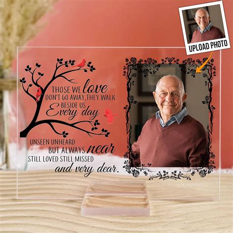 Amazon.com: Macorner Personalized Memorial Acrylic Photo Plaque