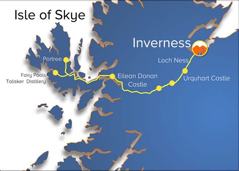 Eilean Donan Castle Map