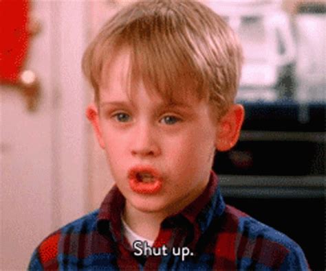 Home Alone Shut Up GIF - Home Alone Shut Up - Discover & Share GIFs