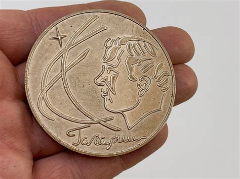 USSR Original Table Medal Yuri Gagarin First Flight - Etsy