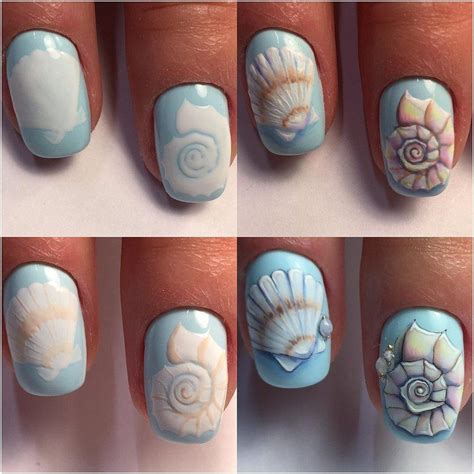 Наращивание ногтей гелем в г.Истра | Nail art summer, Nail designs ...