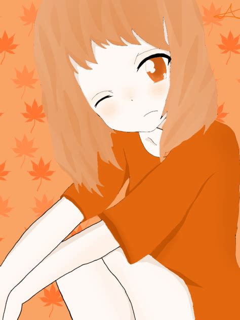 человек осень - ibisPaint